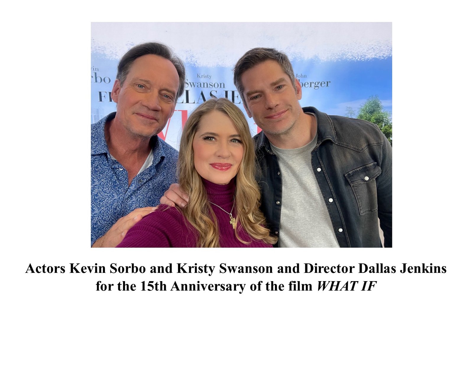 Kevin. Kristy. Dallas with caption